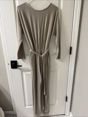Express Neutral Beige Ribbed Knit Jumper